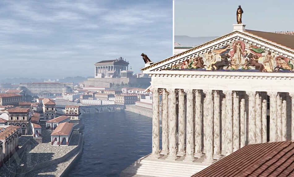 На YouTube появилась визуализация архитектуры Рима начала первого тысячелетия